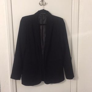 Crepe boyfriend blazer